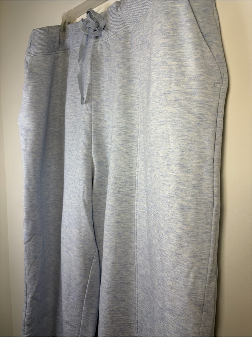 Haven Well Within Fleece Wide Leg Drawstring Pants - Heather Blue - NWOT - XXL - Picture 3 of 7